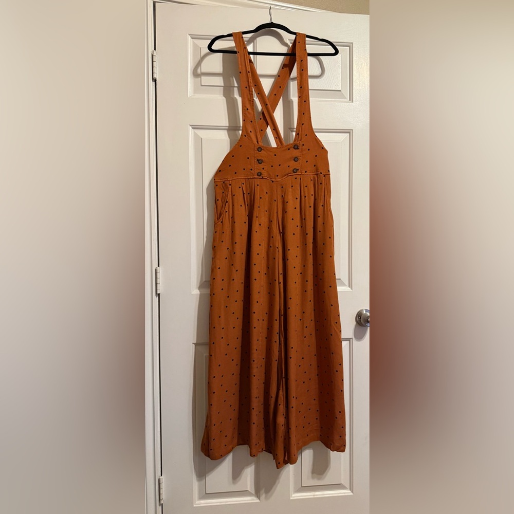 Free people keep it jumpin wide leg jumpsuit with pockets
